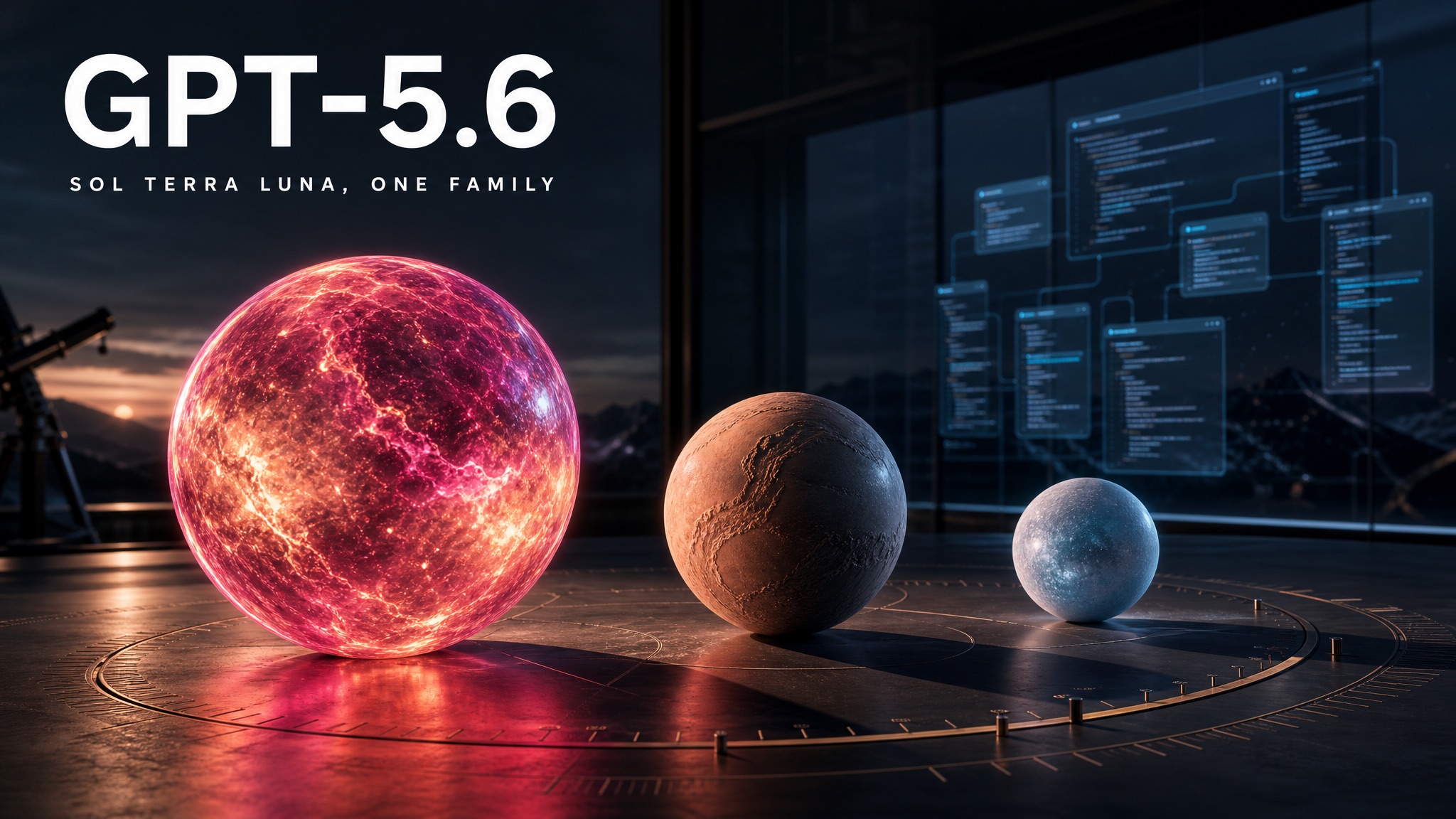 GPT-5.6 Launch: Developer Guide to Sol, Terra & Luna